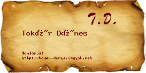 Tokár Dénes névjegykártya